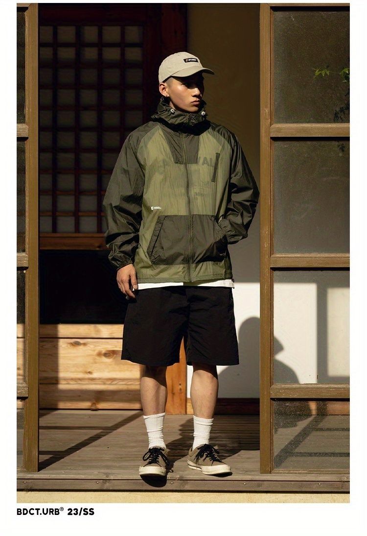 Sommer UPF+50 Herren Bergsteigen Sonne Kapuze Atmungsaktiv Ice Silk UV-Schutz Kleidung_voghion.com