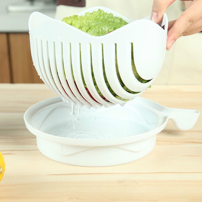 Cutter Bowl Vegetable Fruit Slicer Salad Divider Chopping Magic Tool_voghion.com
