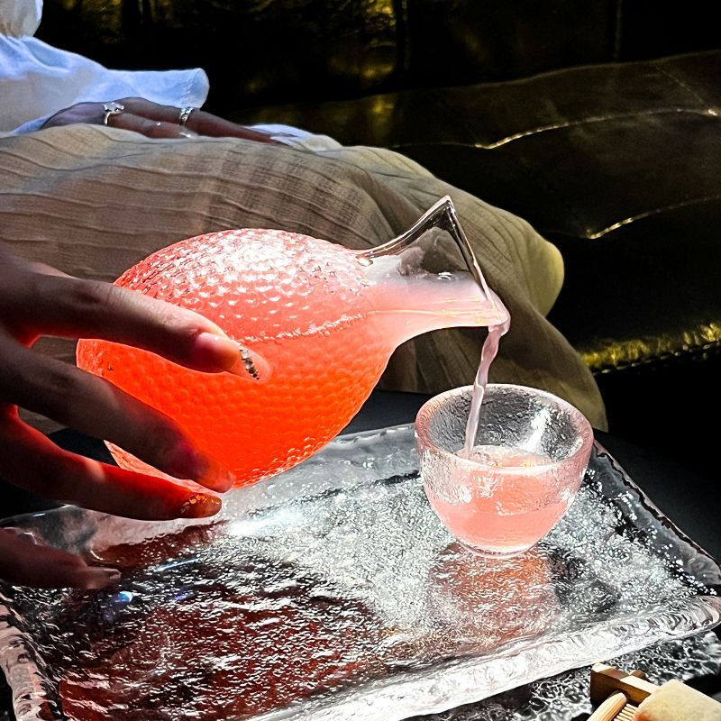 Leicht beschwipst Obst Cocktail Set Sake Kleine Haus Eis Topf Wärmer Atmosphäre Wein Tasse_voghion.com