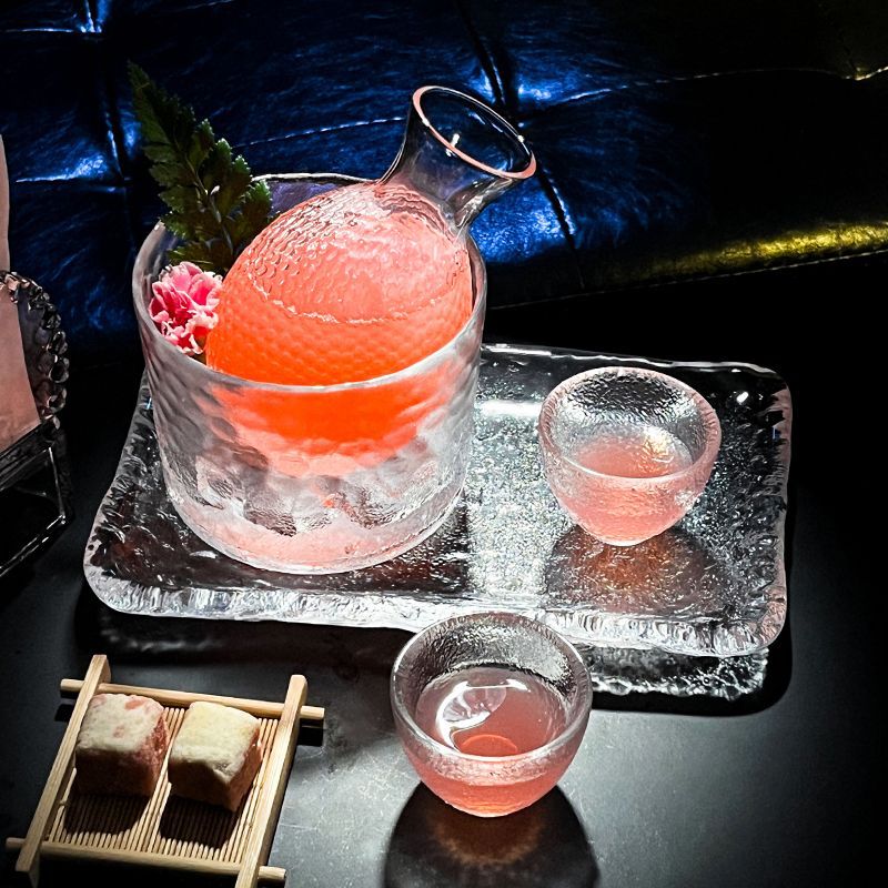 Leicht beschwipst Obst Cocktail Set Sake Kleine Haus Eis Topf Wärmer Atmosphäre Wein Tasse_voghion.com