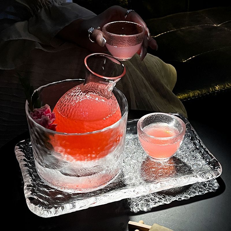 Leicht beschwipst Obst Cocktail Set Sake Kleine Haus Eis Topf Wärmer Atmosphäre Wein Tasse_voghion.com
