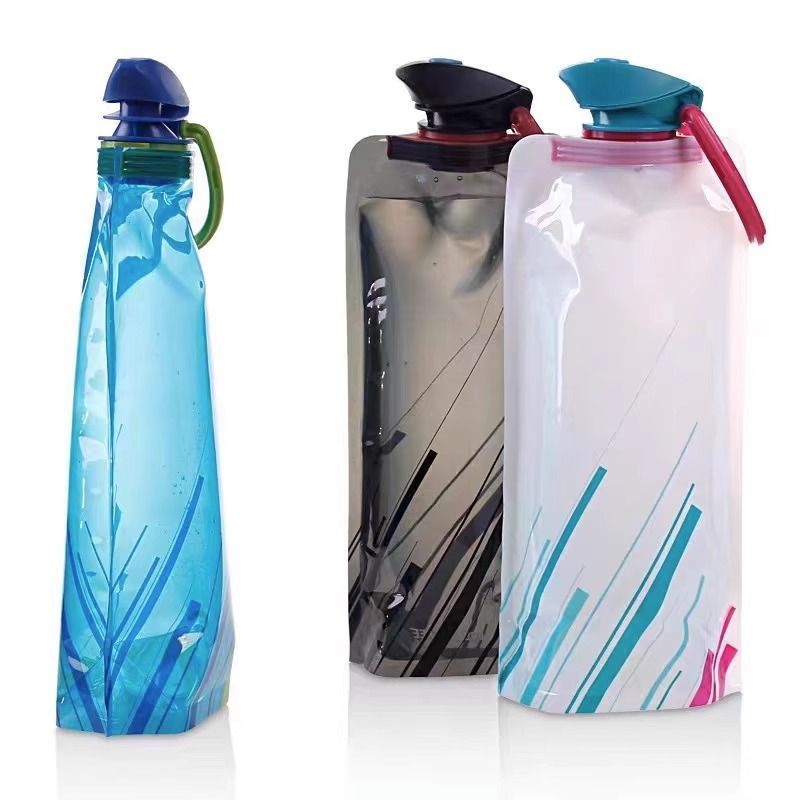 Outdoor Sports Soft Bag Music Festival Foldable Camping Gear Hiking Cycling Concert Cup Water Bottle_voghion.com