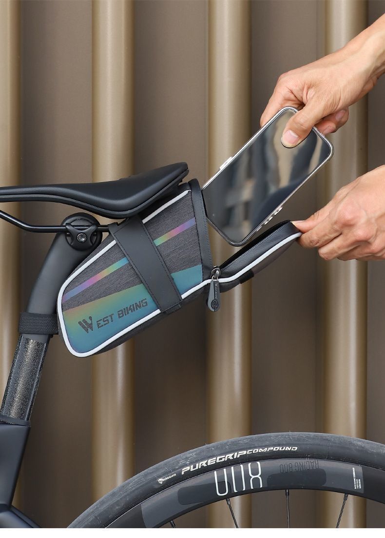 Bolsa de selim para bicicleta de estrada e btt grande_voghion.com