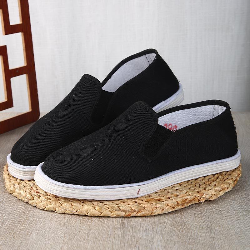 男女同款老北京传统手工纳底千层底布鞋轻便透气养脚舒适布底布鞋