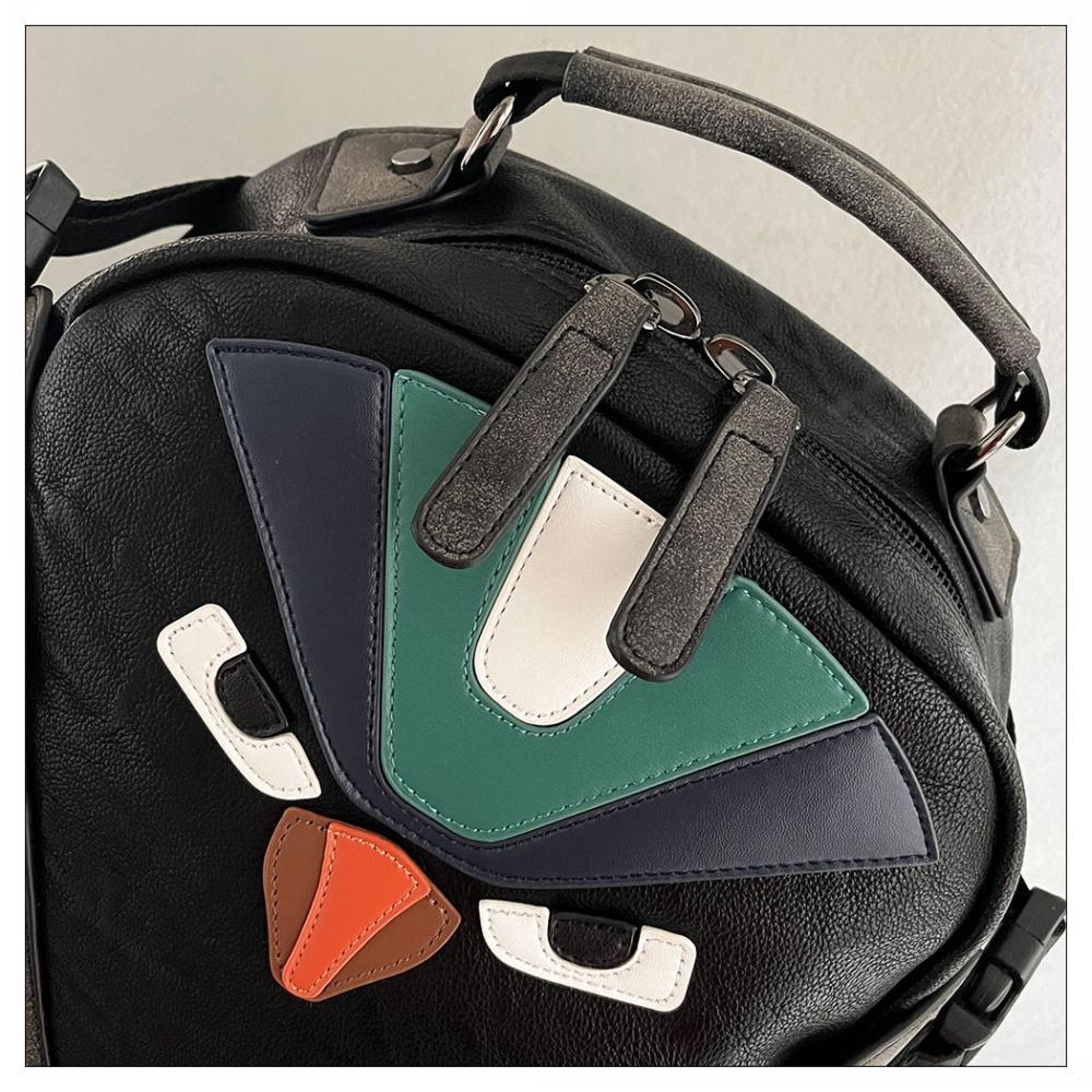New trendy backpack, truly fashionable, large capacity, leather backpack, durable and wear-resistant, highlighting your uniqueness_voghion.com