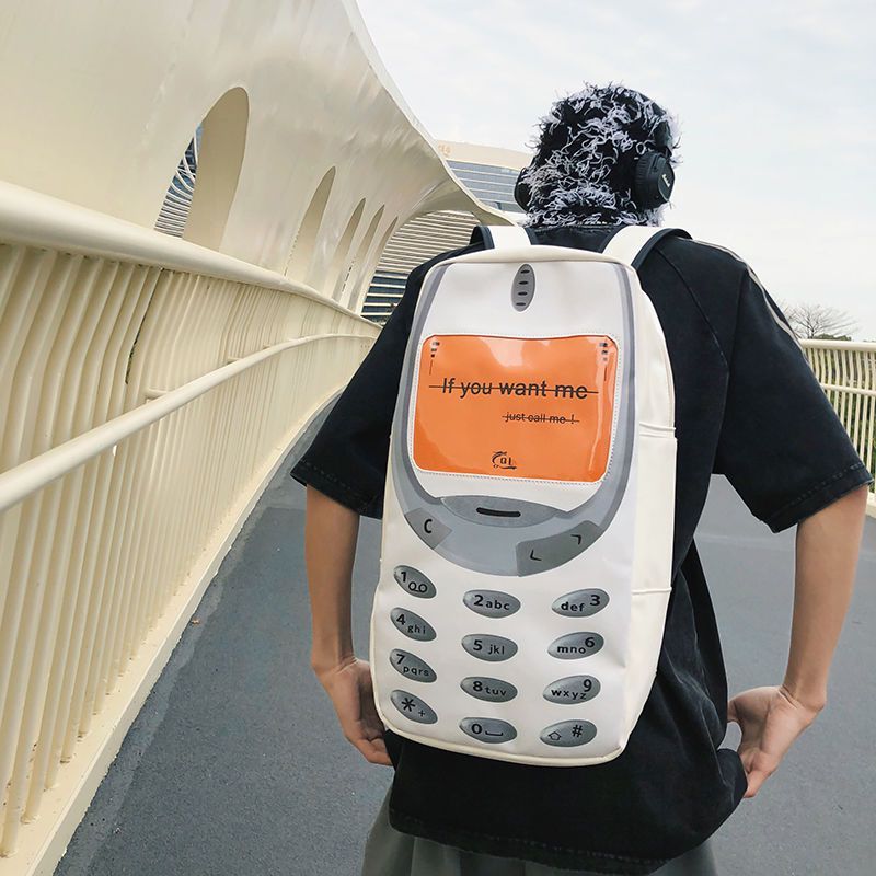 New fashionable backpack, nostalgic phone style, absolutely fashionable, unique design, unparalleled style makes you always stand out in the crowd
_voghion.com
