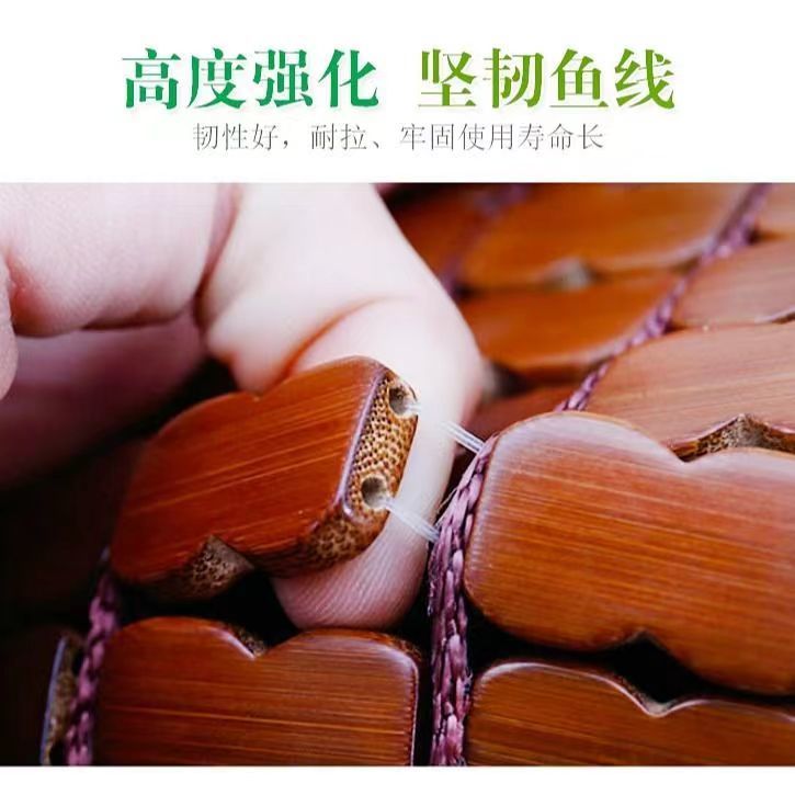夏季枕头凉席枕头成人凉枕头夏天学生凉爽冰丝茶叶麻将竹枕头单人 图片 8