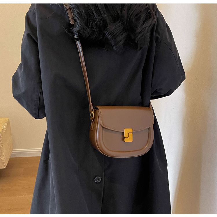 Niche High-End Saddle 2024 Autumn Winter New Ins Handbag Versatile Crossbody Shoulder Bag_voghion.com