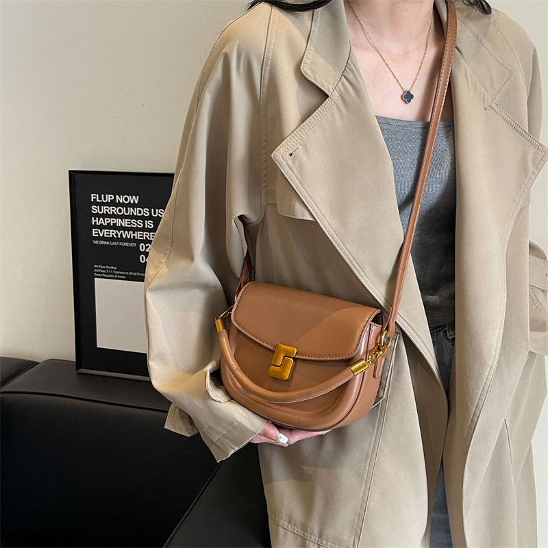 Niche High-End Saddle 2024 Autumn Winter New Ins Handbag Versatile Crossbody Shoulder Bag_voghion.com