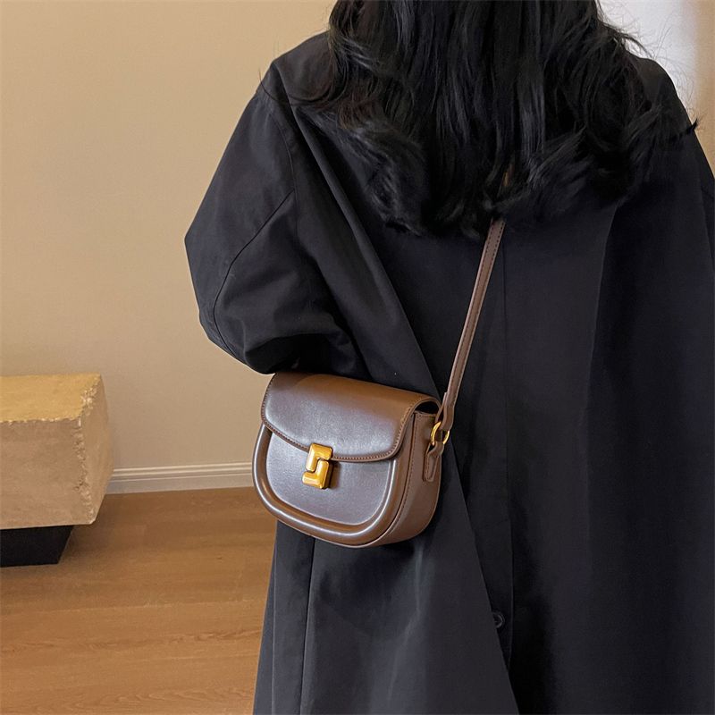 Niche High-End Saddle 2024 Autumn Winter New Ins Handbag Versatile Crossbody Shoulder Bag_voghion.com