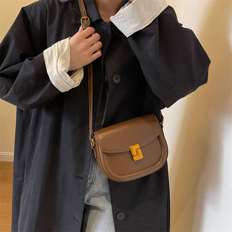 Niche High-End Saddle 2024 Autumn Winter New Ins Handbag Versatile Crossbody Shoulder Bag_voghion.com
