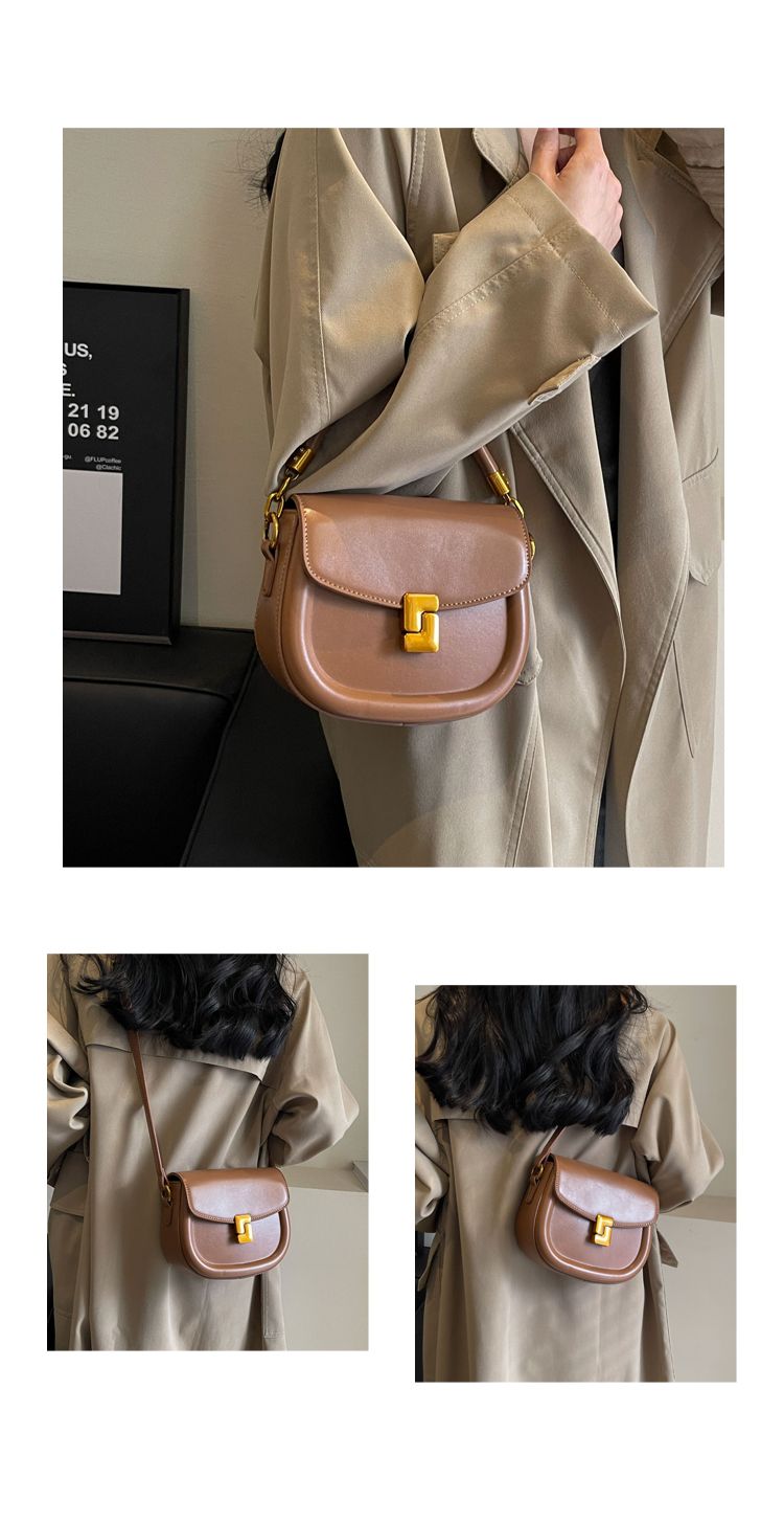 Niche High-End Saddle 2024 Autumn Winter New Ins Handbag Versatile Crossbody Shoulder Bag_voghion.com
