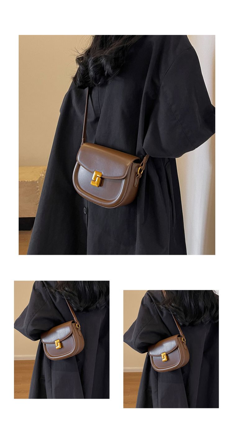Niche High-End Saddle 2024 Autumn Winter New Ins Handbag Versatile Crossbody Shoulder Bag_voghion.com