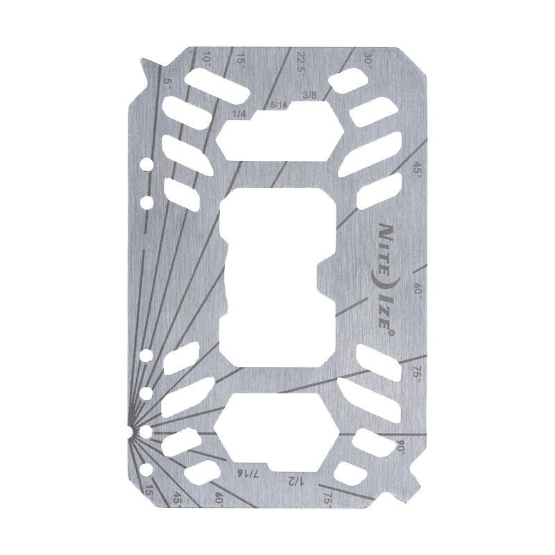 NiteIZE Stainless Steel Outdoor EDC Multi-Tool Card From The USA_voghion.com