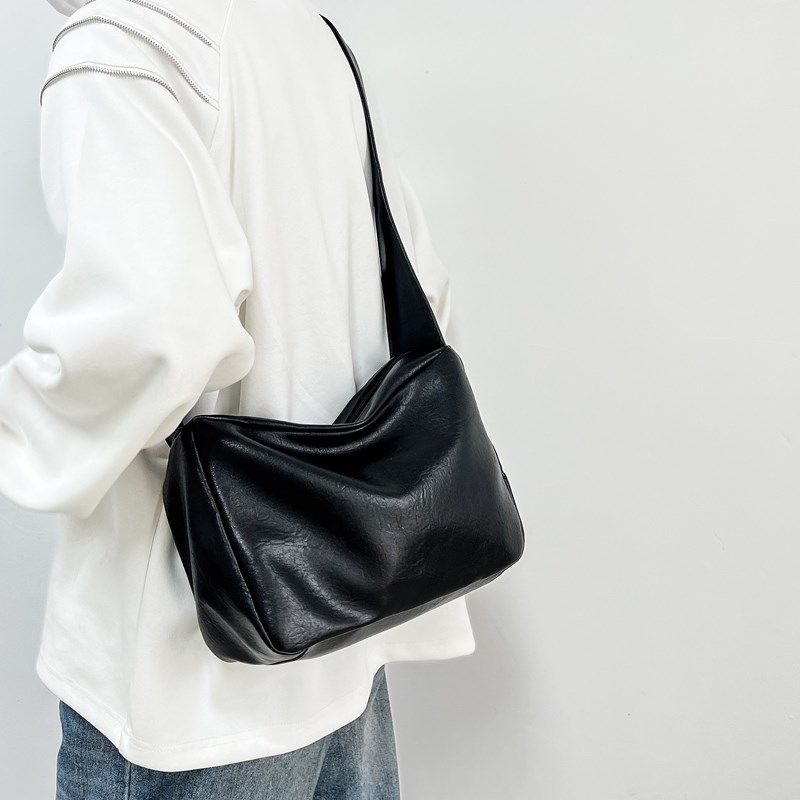 Nuova borsa a tracolla quadrata casual da uomo, alla moda, semplice, retrò, giapponese, versione coreana_voghion.com