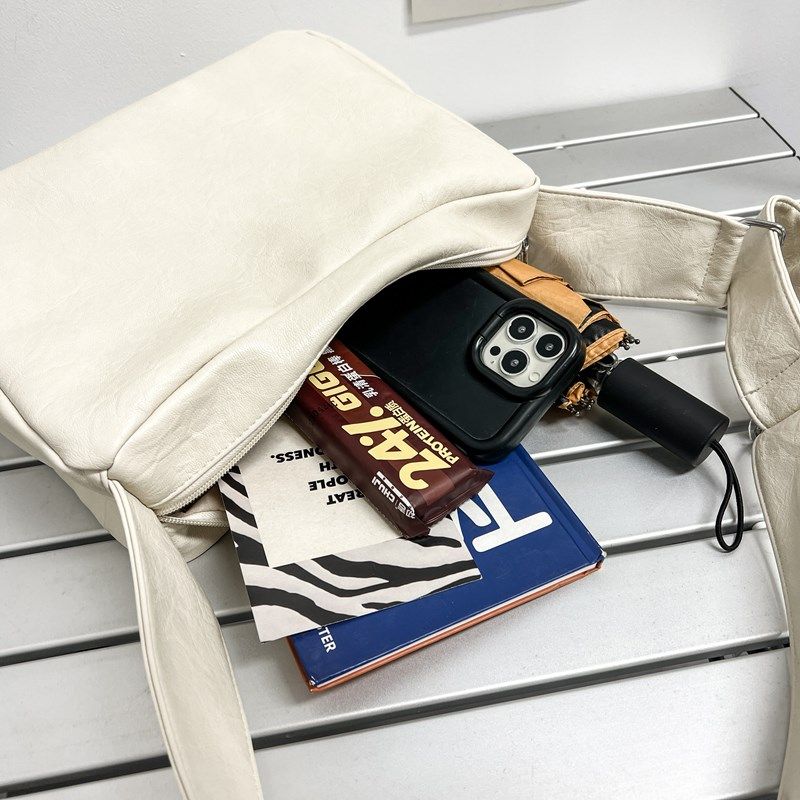 Nuova borsa a tracolla quadrata casual da uomo, alla moda, semplice, retrò, giapponese, versione coreana_voghion.com