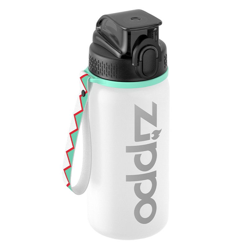 Zippo水杯吸管杯便携水壶800ml大容量学生杯子tritan健身运动水杯 图片 8
