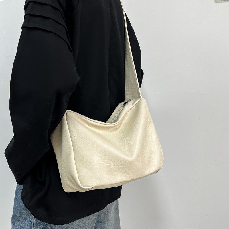 Nuova borsa a tracolla quadrata casual da uomo, alla moda, semplice, retrò, giapponese, versione coreana_voghion.com