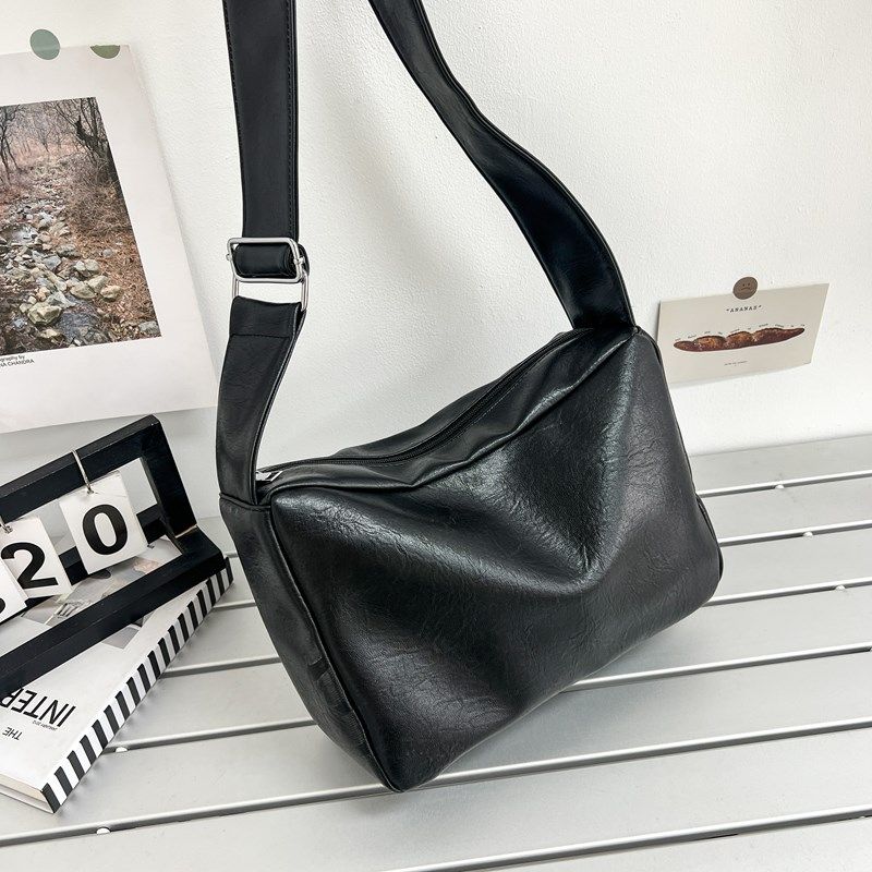 Nuova borsa a tracolla quadrata casual da uomo, alla moda, semplice, retrò, giapponese, versione coreana_voghion.com