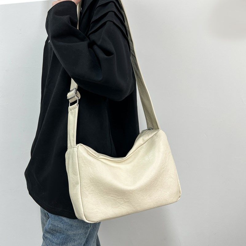 Nuova borsa a tracolla quadrata casual da uomo, alla moda, semplice, retrò, giapponese, versione coreana_voghion.com