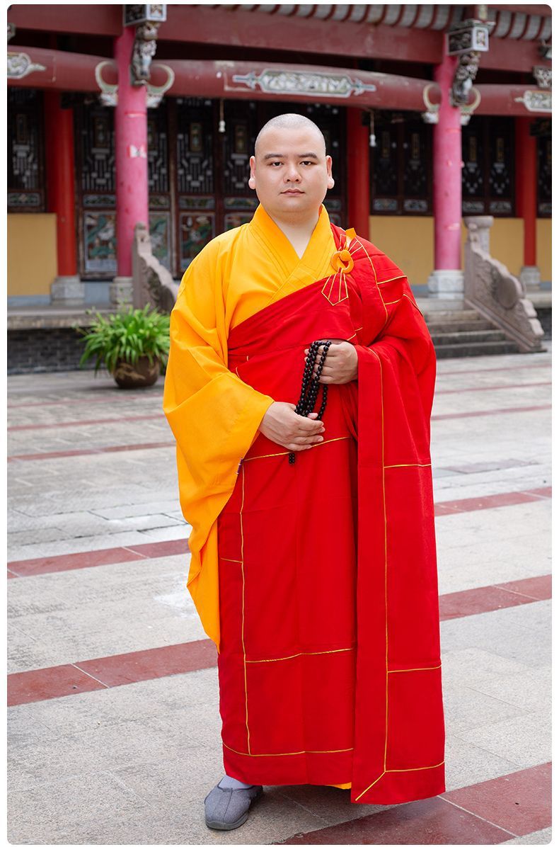 缘思梵海青居士服搭衣受五戒搭衣僧衣缦衣袈裟法衣 detail 11