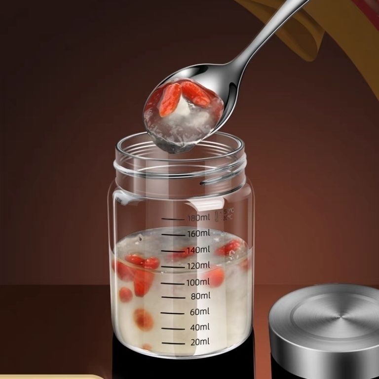 燕窝分装瓶食品级可蒸煮鲜炖盅高硼硅耐高温花胶银耳羹专用玻璃杯