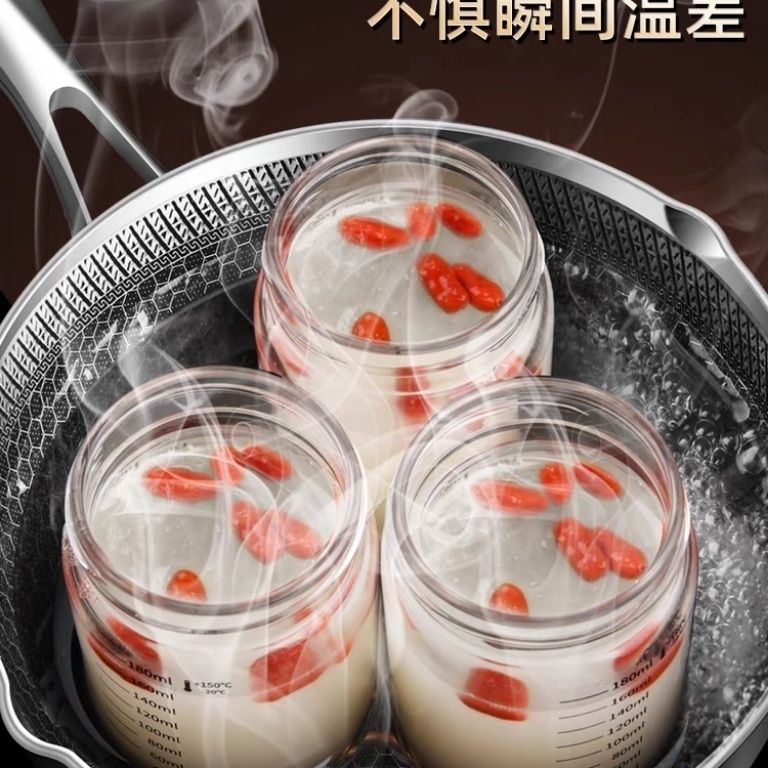 燕窝分装瓶食品级可蒸煮鲜炖盅高硼硅耐高温花胶银耳羹专用玻璃杯