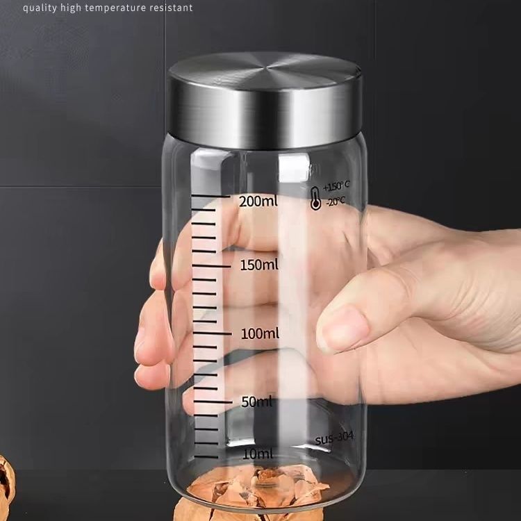 燕窝分装瓶食品级可蒸煮鲜炖盅高硼硅耐高温花胶银耳羹专用玻璃杯