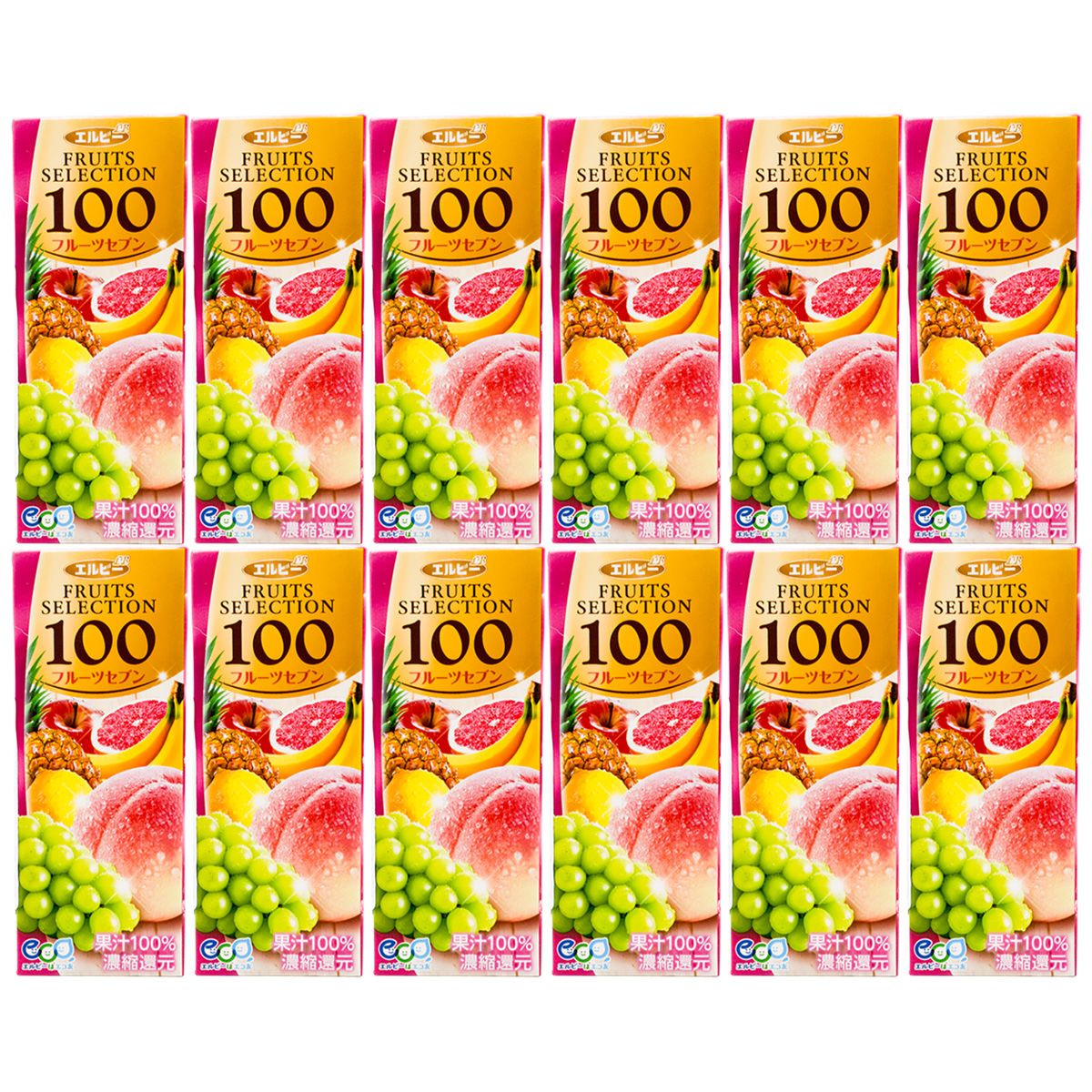 现货日本进口艾尔比水果混合果汁饮料日式人气网红健康饮品200ml