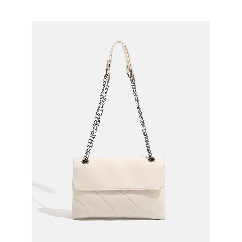 CHARHP&KEJNT borsa a tracolla quadrata piccola alla moda con catena a griglia di diamanti 2024 nuova da donna_voghion.com