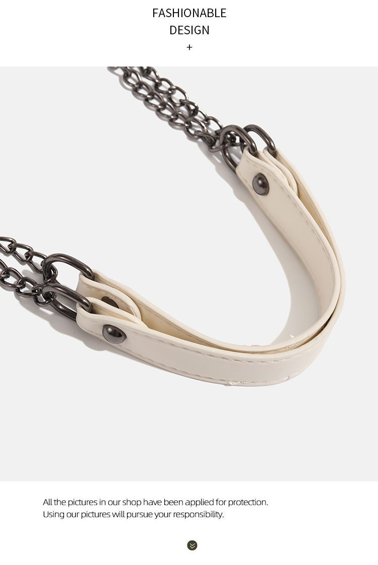 CHARHP&KEJNT borsa a tracolla quadrata piccola alla moda con catena a griglia di diamanti 2024 nuova da donna_voghion.com