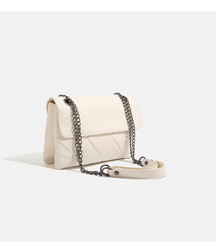 CHARHP&KEJNT borsa a tracolla quadrata piccola alla moda con catena a griglia di diamanti 2024 nuova da donna_voghion.com