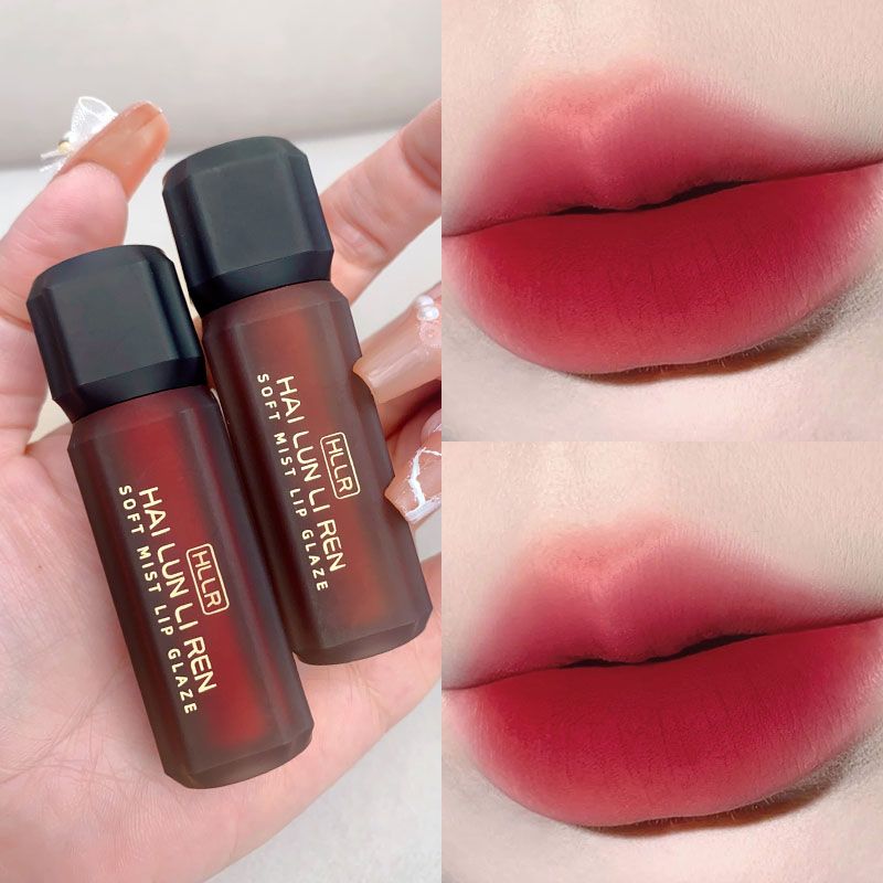 唇釉哑光雾面丝绒低饱和伪素颜浅色系显白显气色唇泥学生平价口红