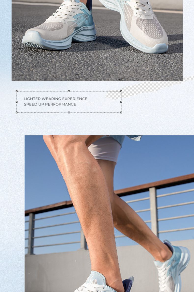 361 ° Speed for Men 2024 Summer New Shock Absorbent Trainer Aerobic Training Soft Bottom Running Shoes_voghion.com