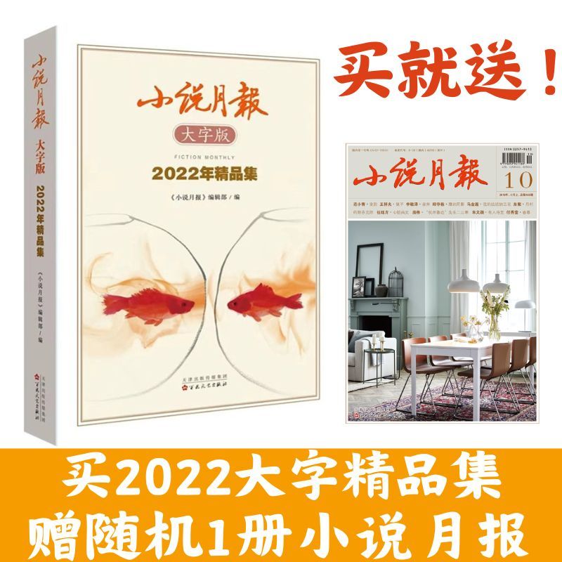 正版全新经典小说月报大字版2022年精品集大厚本505页划算值现货