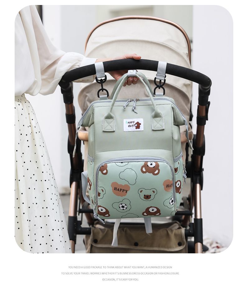 Large Capacity Maternity Backpack Multifunctional Shoulder Bag_voghion.com