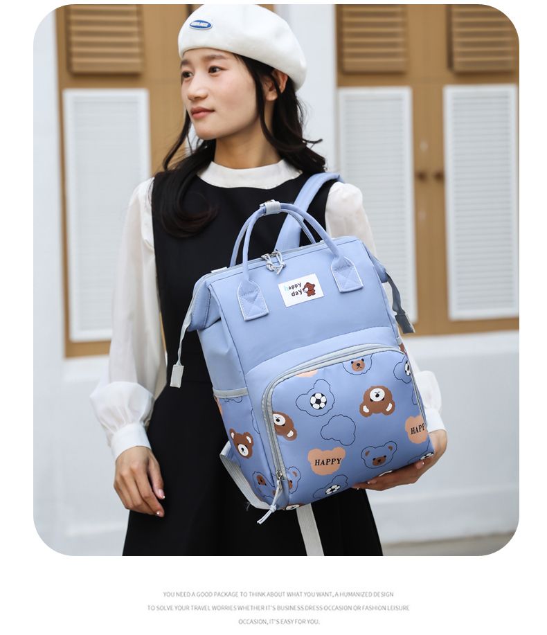 Large Capacity Maternity Backpack Multifunctional Shoulder Bag_voghion.com