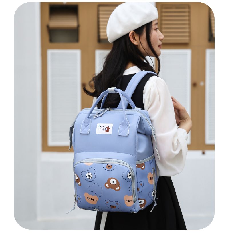 Large Capacity Maternity Backpack Multifunctional Shoulder Bag_voghion.com