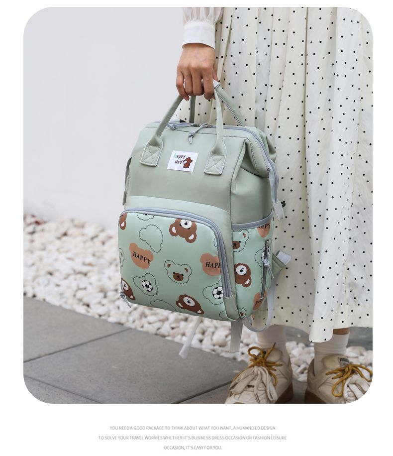 Large Capacity Maternity Backpack Multifunctional Shoulder Bag_voghion.com