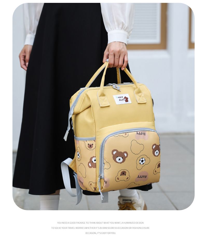 Large Capacity Maternity Backpack Multifunctional Shoulder Bag_voghion.com