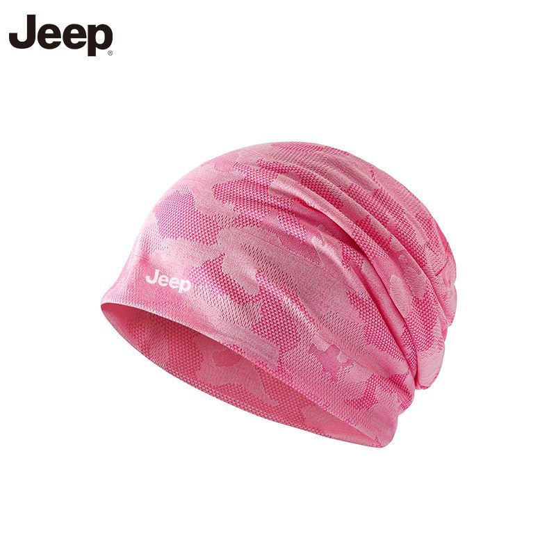 JEEP包头吉普吸汗薄款睡帽夏季冰丝透气防晒月子光头专用帽子运动