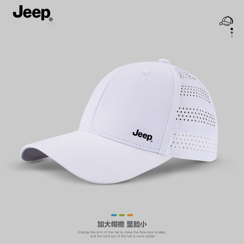 JEEP吉普男士夏季网眼棒球帽防晒遮阳速干透气鸭舌太阳帽子