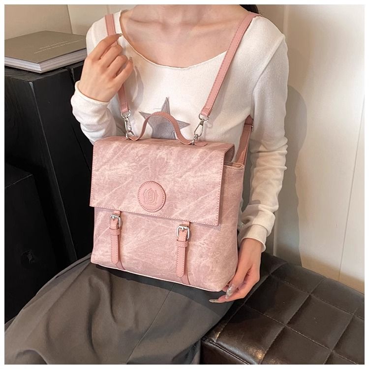 FOUR ONE High Quality Large Capacity Women's New Versatile Western style Backpack for College Students' Classes_voghion.com