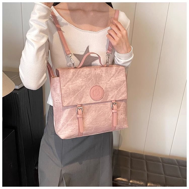 FOUR ONE High Quality Large Capacity Women's New Versatile Western style Backpack for College Students' Classes_voghion.com