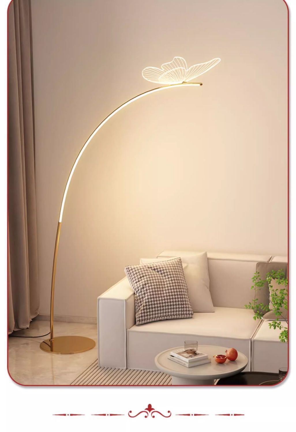 Diffusion en direct du sol du salon, atmosphère de pêche aux papillons, piano, protection des yeux, étude avancée, chambre à coucher, crème créative_voghion.com