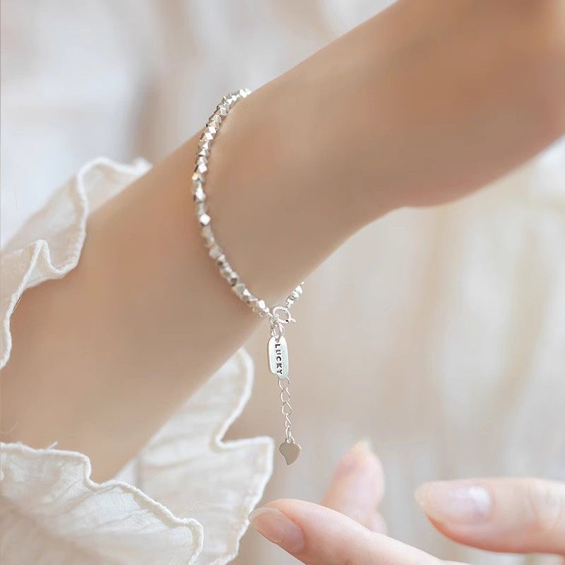 S925 Sterling Silber Glücksarmband Schlichtes Nischendesign_voghion.com