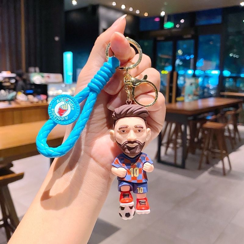 Brelok z figurką piłkarza messi do torebki i samochodu_voghion.com