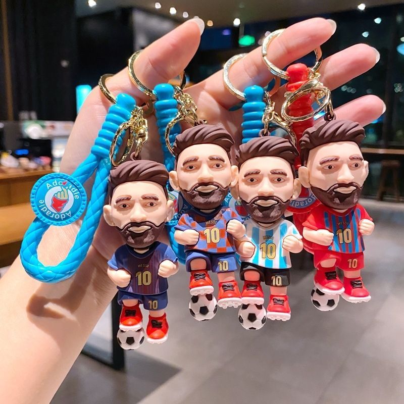 Brelok z figurką piłkarza messi do torebki i samochodu_voghion.com