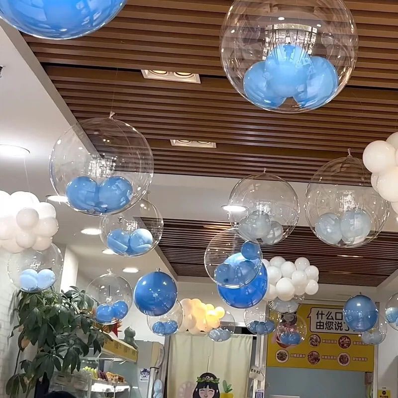 2026新年520情人节商场店铺开业周年店庆氛围布置装饰气球天花