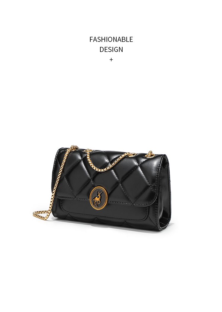 CHARHP&KEJNT nouveau sac à bandoulière simple à la mode, petit sac carré simple à bandoulière, sac à chaîne polyvalent pour femme_voghion.com